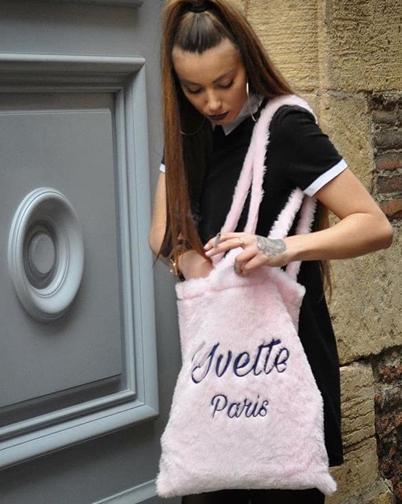 Image of Tote bag "Yvette Paris" Peluche 