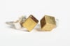 Geometric Cube Stud Earrings 