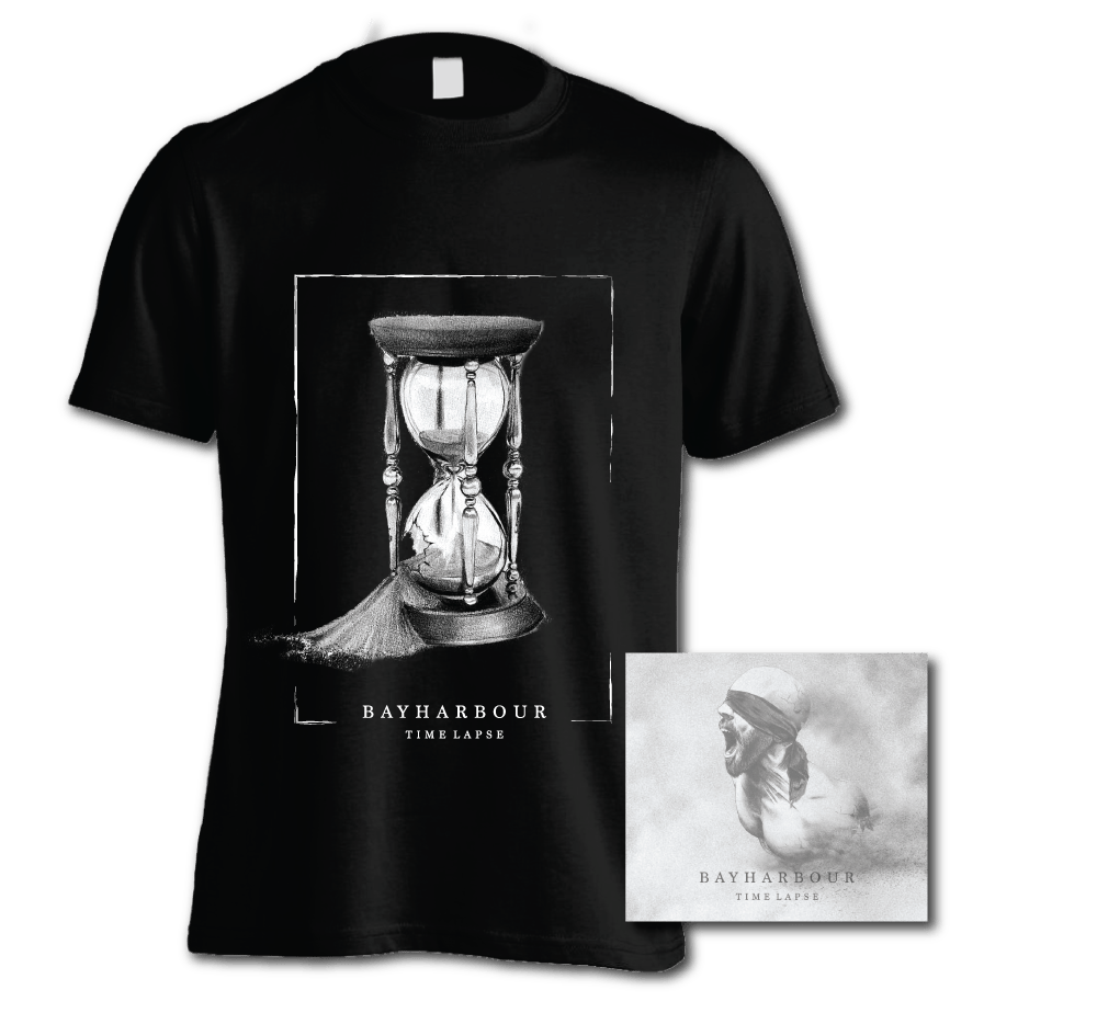 Image of 'TIME LAPSE' ALBUM + BLACK T-SHIRT