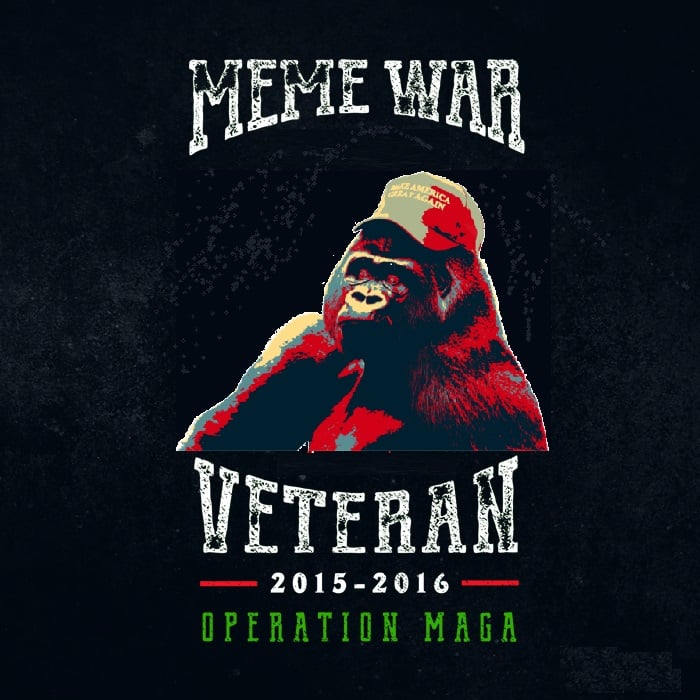 Image of Meme War Veteran 4"x4"