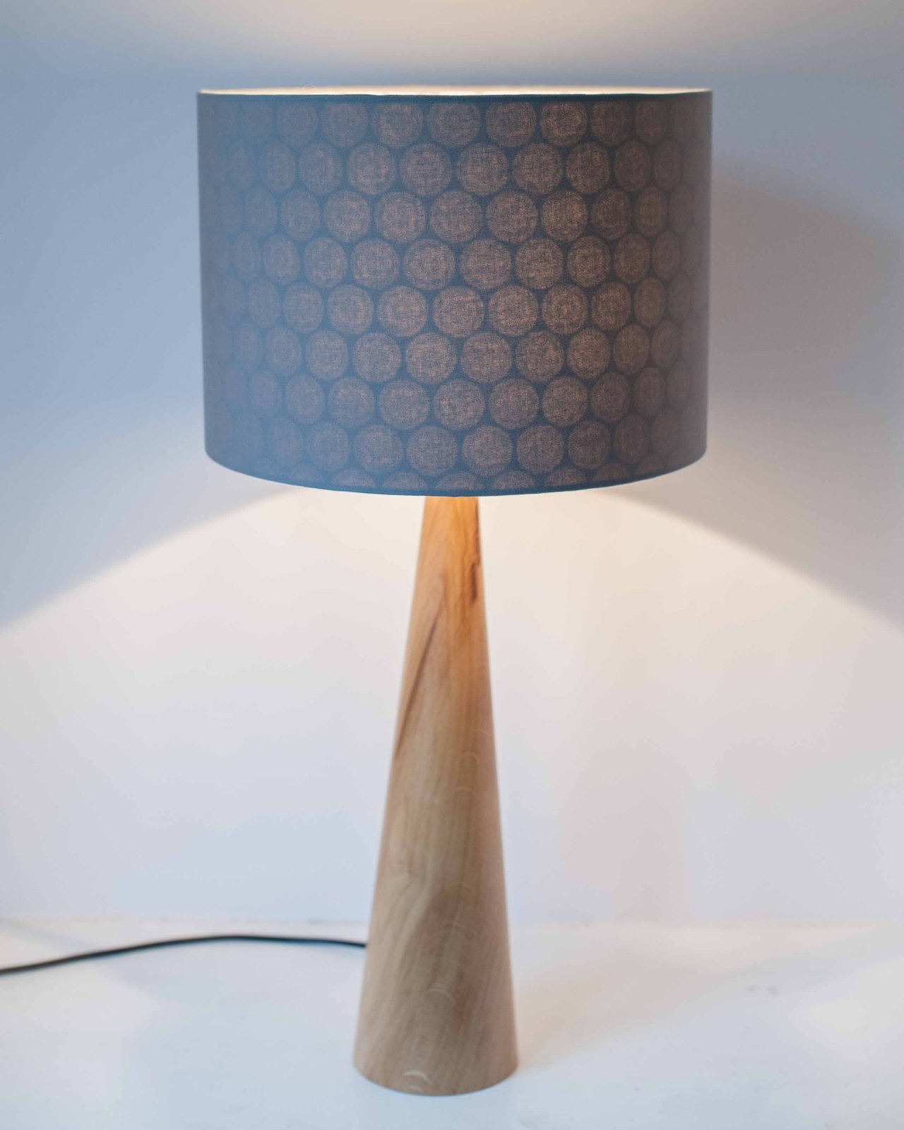 wooden lampshade base