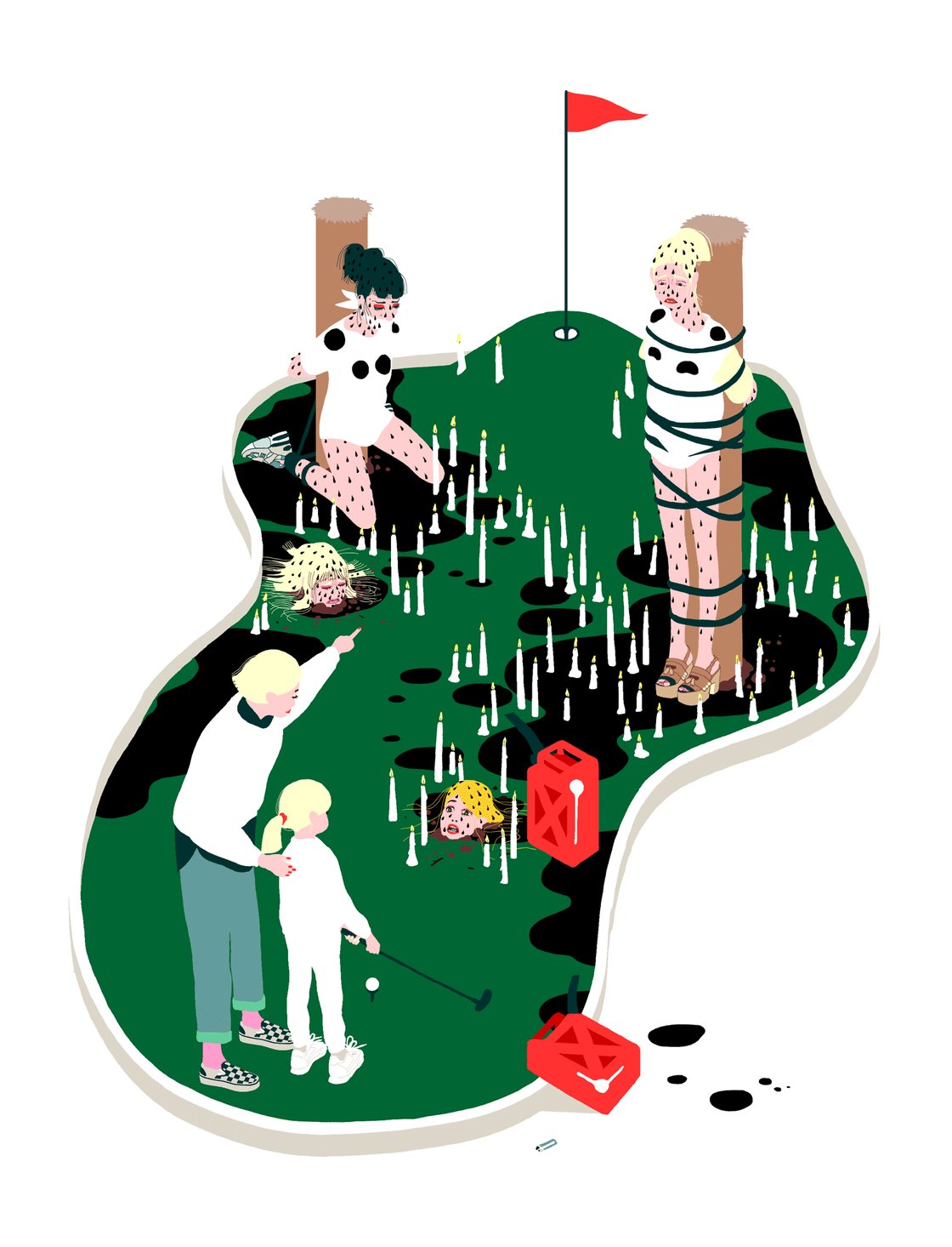 Image of GICLEE PRINT <br> minigolf