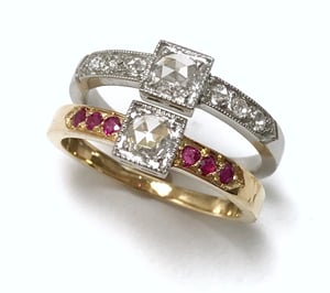Image of Victoria Rosecut Diamond Ring