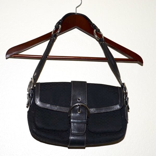 Image of Black Coach Shoulder bag