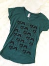 Catmouflage Tee- Ladies V-Neck