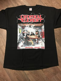 Image 1 of CRIMINAL ELEMENT - Criminal Crime Time T-Shirt 