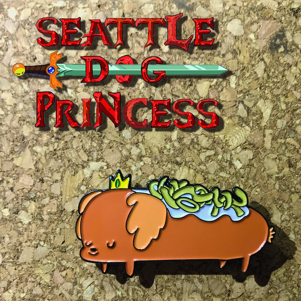 Image of Seattle Dog Princess Pin