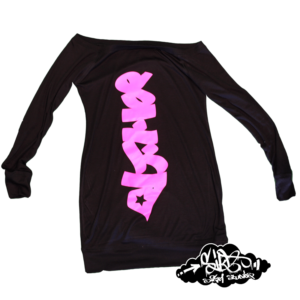 Hyrografik Handstyles galdem long sleeved dress (multiple colour ways)