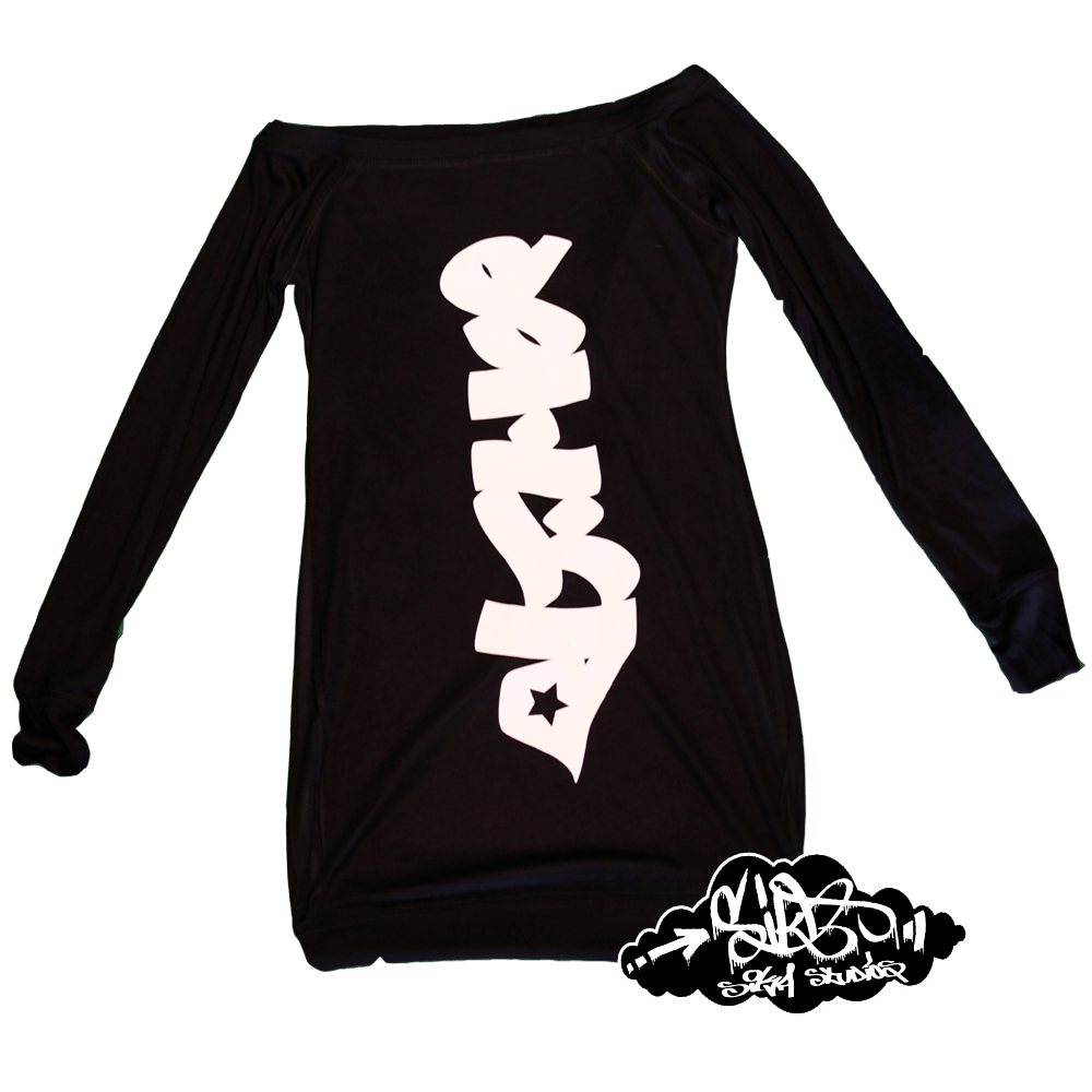 Hyrografik Handstyles galdem long sleeved dress (multiple colour ways)