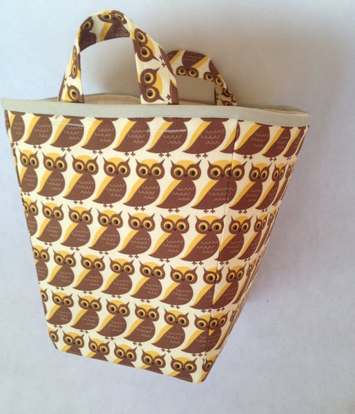 Image of 'Owls' Box Bag