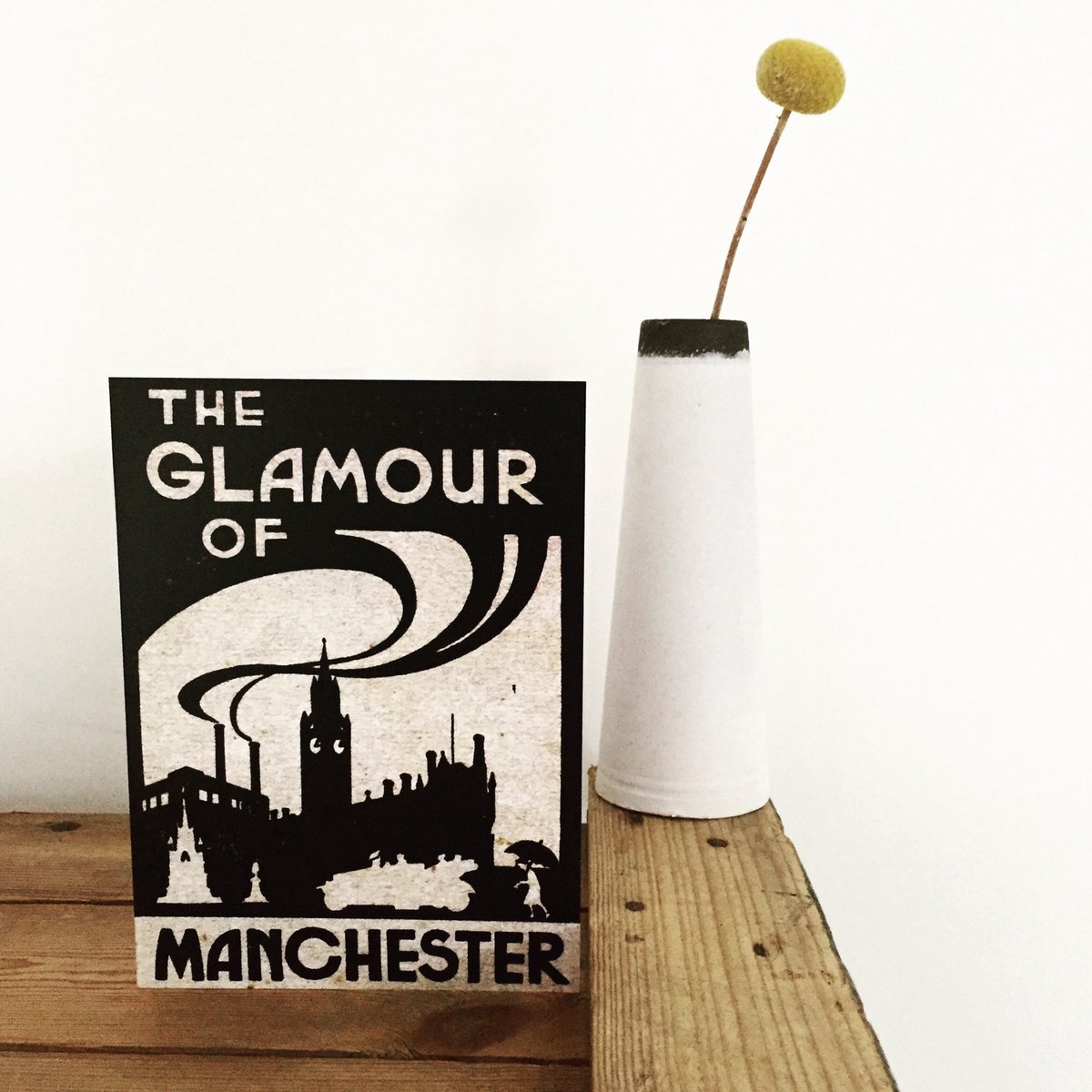 Image of Glamour of Manchester Greetings Card + Envelope