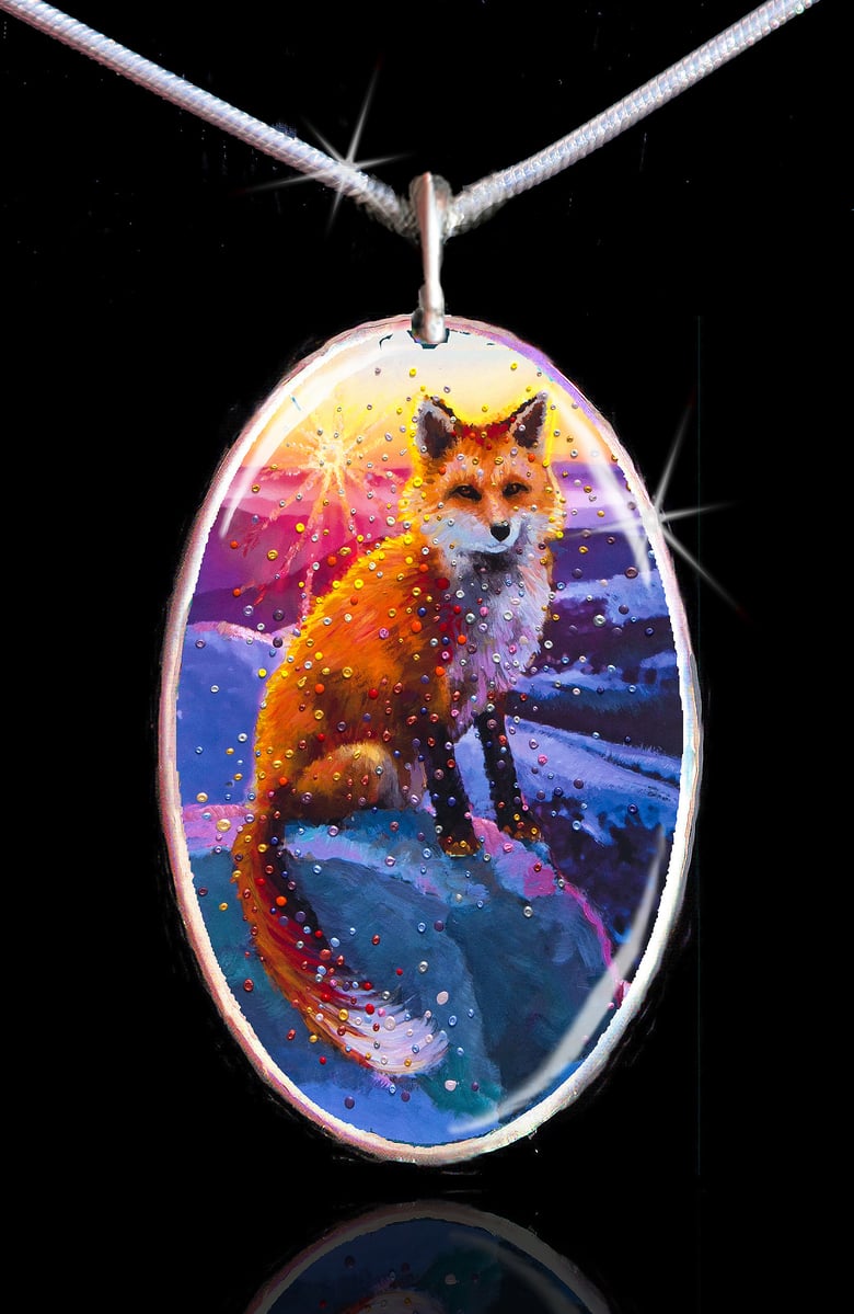 Image of Winter Fox Energy Pendant