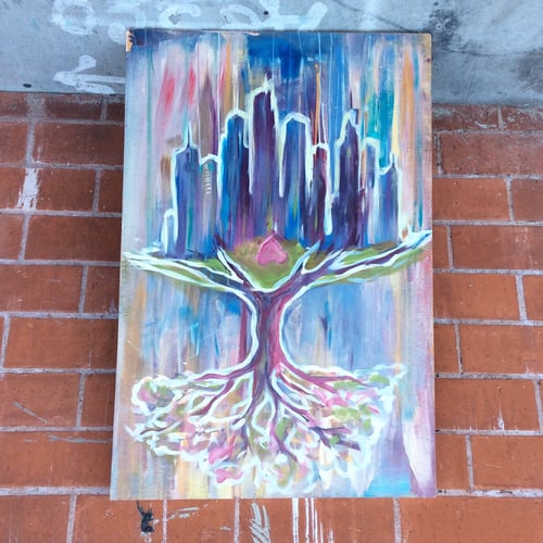 Image of Eternally rooted. (sold)