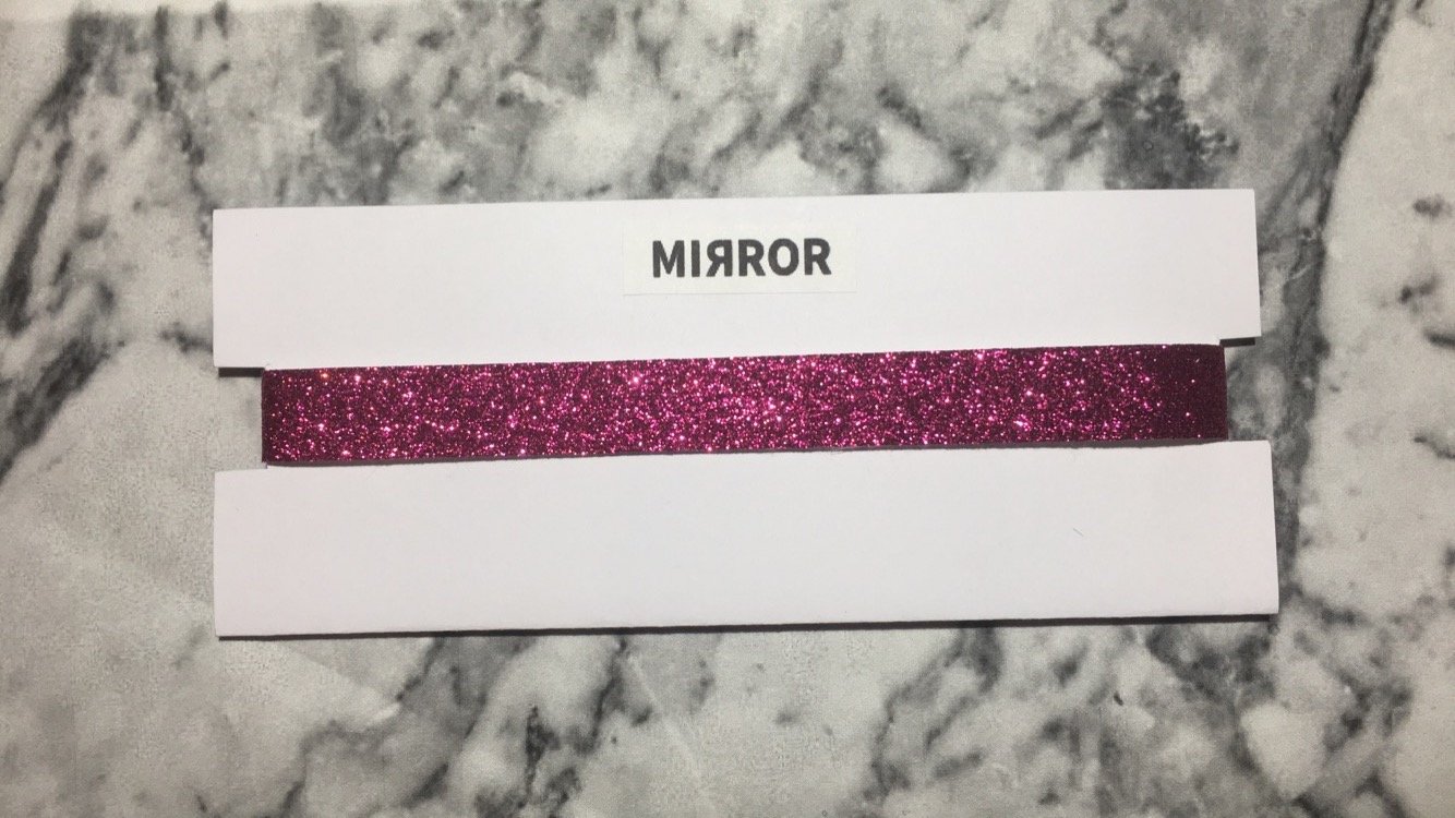 pink sparkly choker