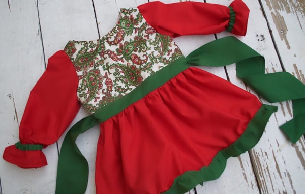 Image of S A N T A' S. L I T T L E. H E L P E R. D R E S S