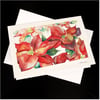 Poinsettias 5-Pack Greeting Card Set