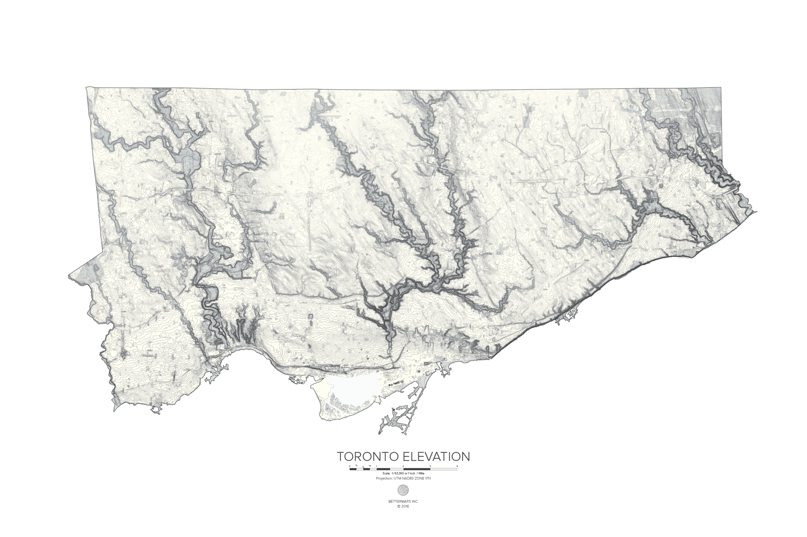 toronto elevation above sea level