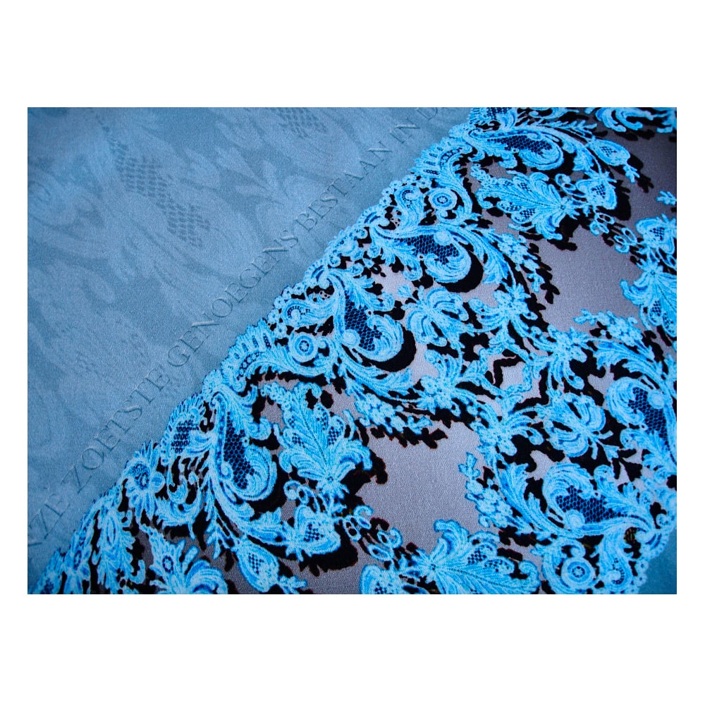 Image of Digitally printed cotton napkin CG Etienne - diagonal