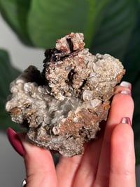 Image 3 of CHALCOPYRITE X CALCITE -MOROCCO- H