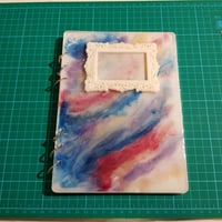 Image 1 of Marble Resin Notebook(large) 