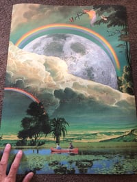 Image 1 of Rainbow moon poster 