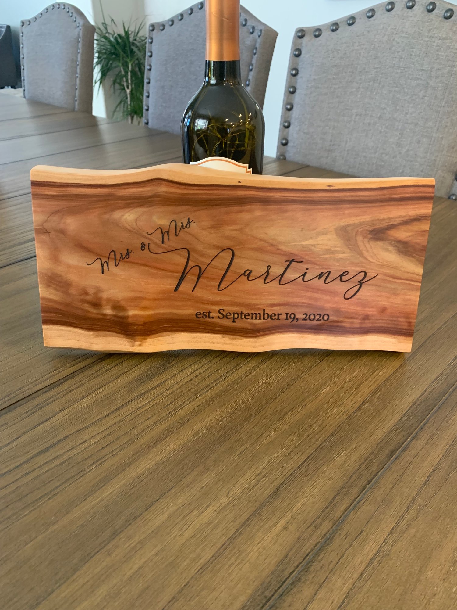 Image of Personalize your board, knife block, or lazy Susan 
