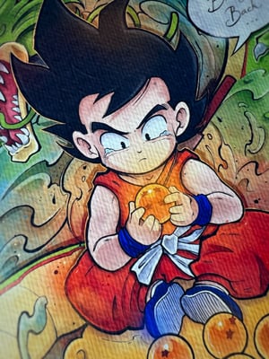 Image of Dragon ball: Akira Watercolor (Rest In Peace)
