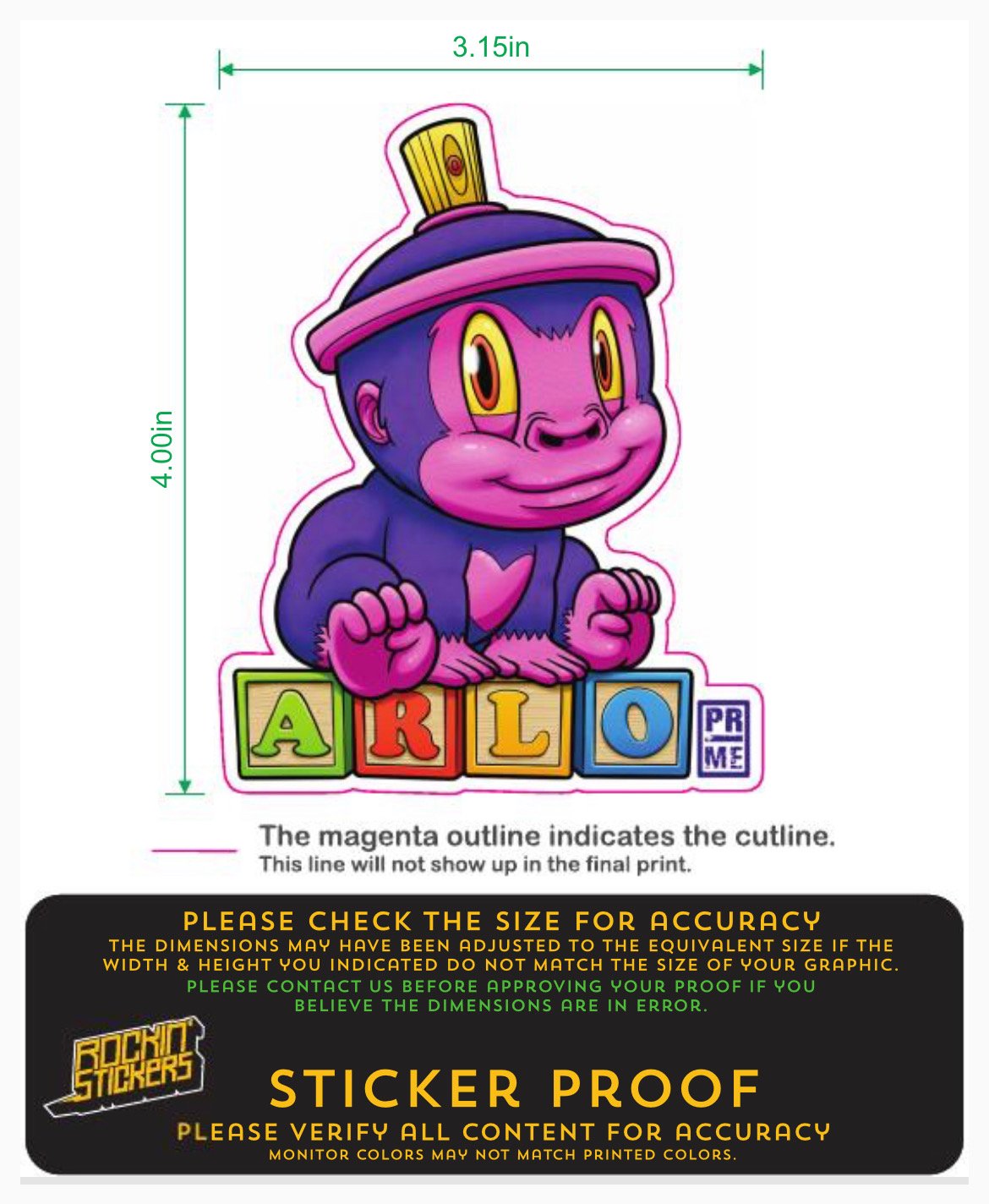 Image of Extra Arlo Sticker