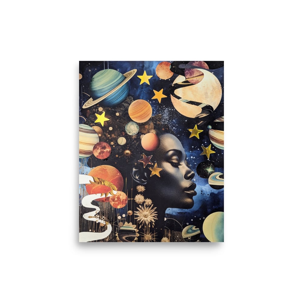 Image of Cosmic Collage Print