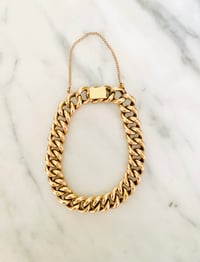 Image 1 of 18k CHAIN LINK BRACELET 