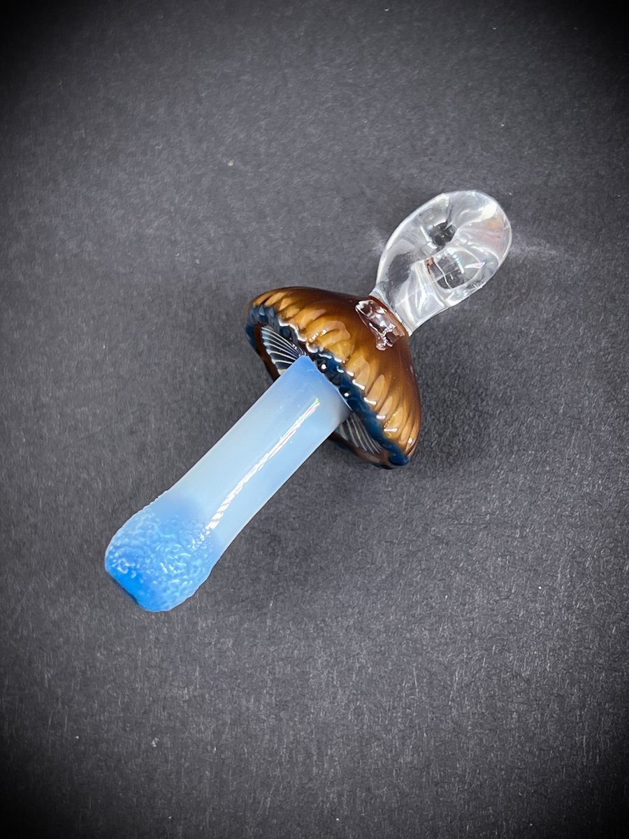 Image of Mini Blue Staining Mushroom Pendant