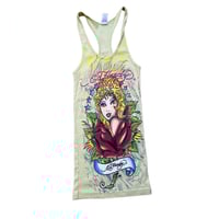 Image 1 of Ed Hardy Green Printed Tank