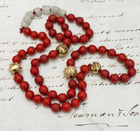 Image 1 of Red Bead Necklace 