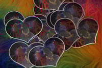 Image 2 of City Pigeon with Golden 415 Chain Sticker 