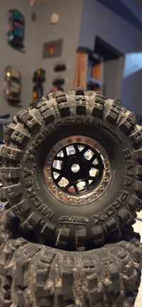 Image 2 of SSD 1.9 Boxer Beadlock Wheels w/ MT |  Baja Pro X & Nebula Inserts (USED SET) 