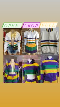 Image 2 of Traditional Mardi Gras hoodie 
