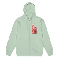 Image 9 of Cygen Divine Designs Number One Premium Unisex Full Zip Hoodie