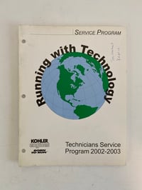 Image 1 of Kohler 2002-2003 Service Program