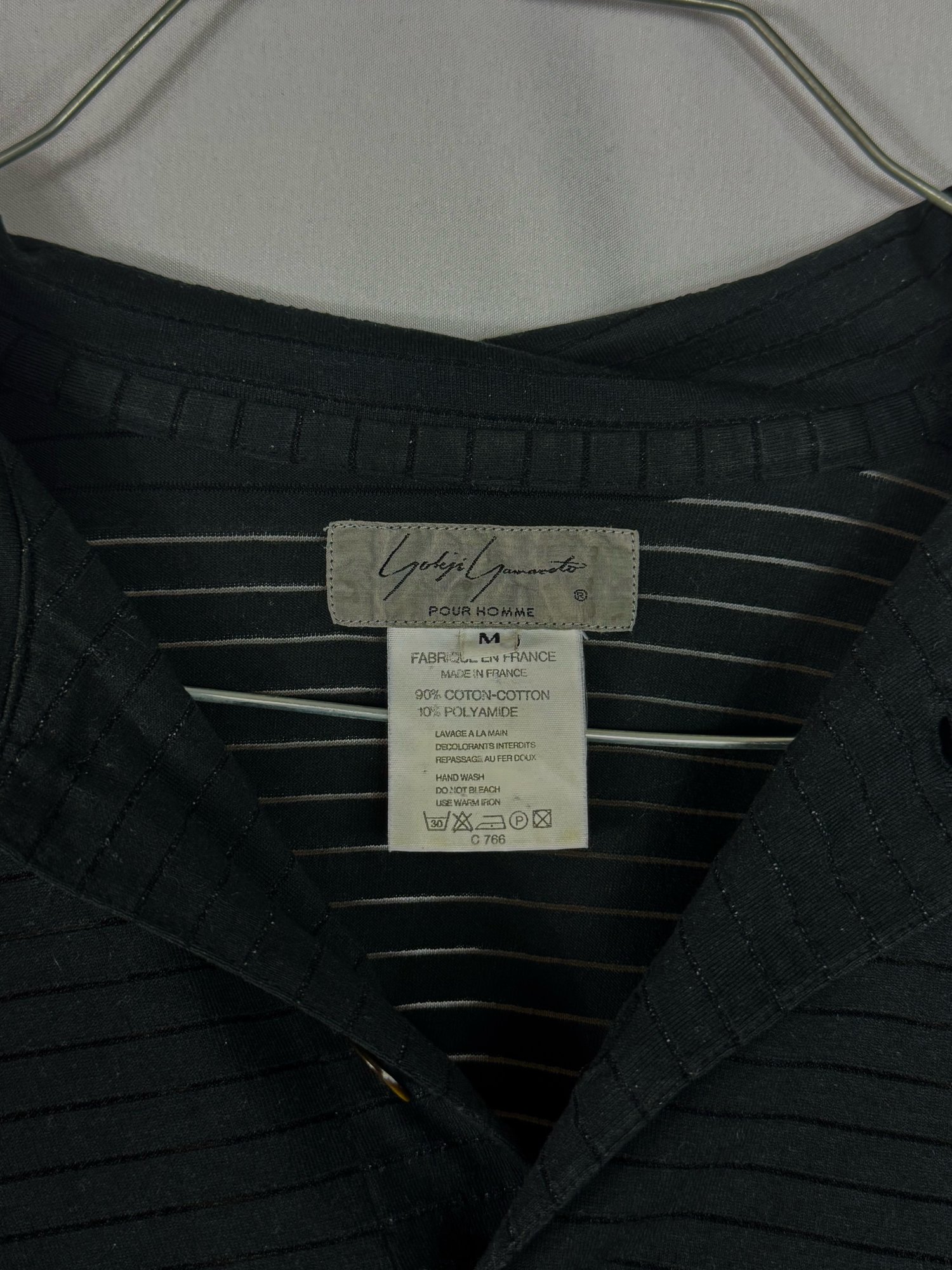 Image of Yohji Yamamoto Pour Homme L/S Polo