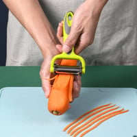 Image 3 of 3 In 1 Rotary Peeler Fruit Vegetables Cabbage Graters Salad Carrot Potato Slicer Kitchen 