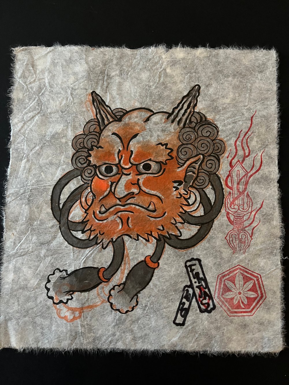 Oni original painting 