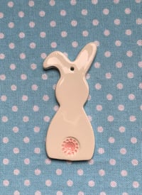 Image 12 of Handmade Ceramic Big Bunny decoration