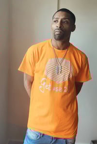 Image 2 of Get Use 2 It Logo T-shirt (Orange)