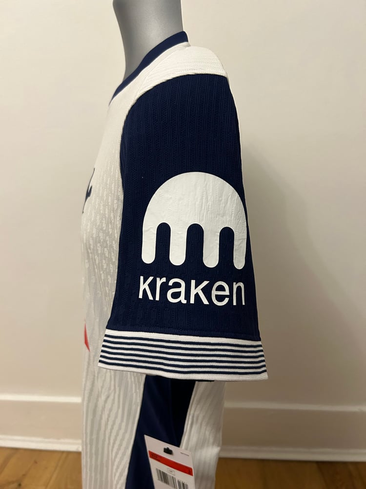 Image of Tottenham Hotspur “VAN DE VEN 37” Vaporknit 2024/25 Home Europa Final Shirt   (L)