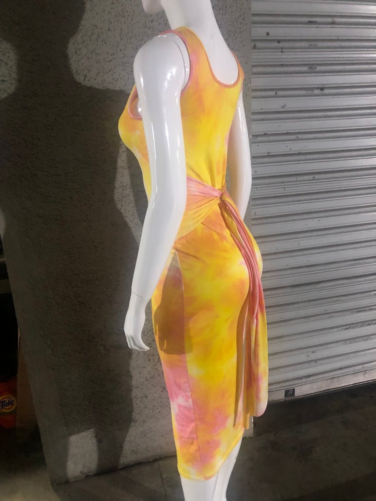 Image of Pink LemonadeTye Dye Boss Dress 