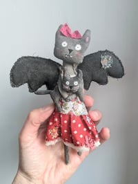 Image 1 of Custom Order for A. Bat Cat and her friend 