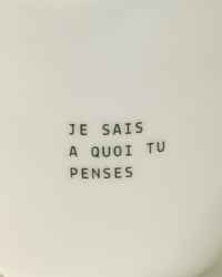 Image 2 of “JE SAIS A QUOI TU PENSES” Travel Cup ✶ Pre-Order
