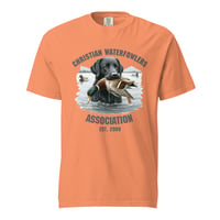 Image 2 of Christian Waterfowlers Black Lab Mallard Unisex garment-dyed heavyweight t-shirt 