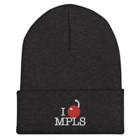 Image 2 of I [CHERRY] MPLS Beanie (Dark)