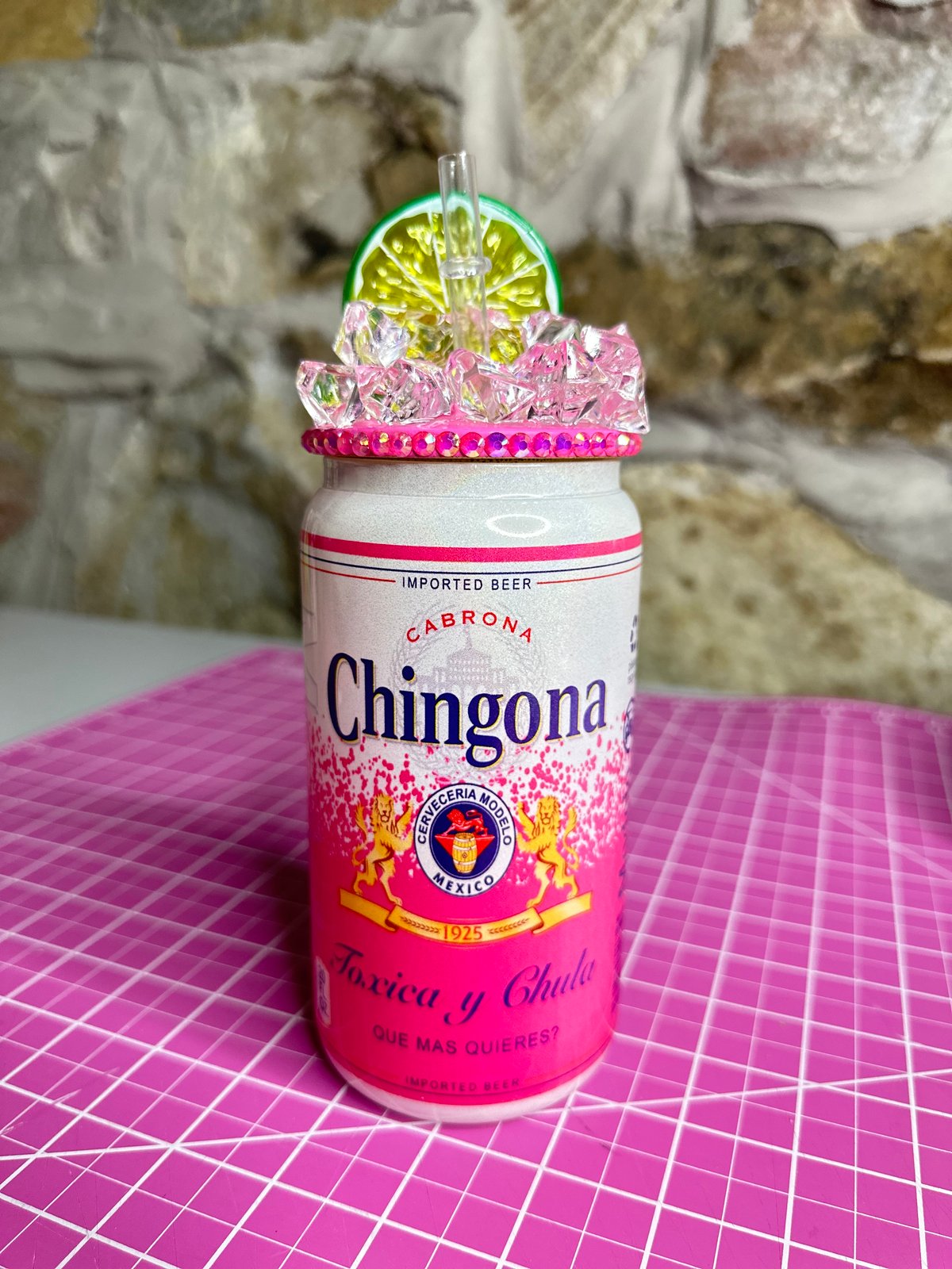Image of Chingona Glass Can